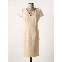 POUSSIERE D'ETOLE - Robe mi-longue beige en polyester - Femme - Taille 38 - Modz
