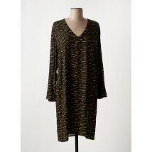LA FEE MARABOUTEE - Robe mi-longue noir en viscose - Femme - Taille 40 - Modz