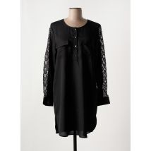 FRANSA - Robe courte noir en polyester - Femme - Taille 38 - Modz