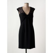 BLANC NATURE - Robe courte noir en polyester - Femme - Taille 40 - Modz