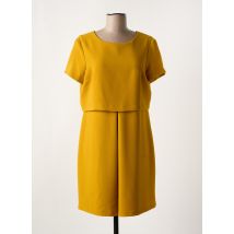 POUSSIERE D'ETOLE - Robe courte jaune en polyester - Femme - Taille 40 - Modz