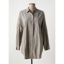 SESSUN - Chemisier gris en coton - Femme - Taille 36 - Modz