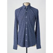 HUGO BOSS - Chemise manches longues bleu en polyamide - Homme - Taille S - Modz