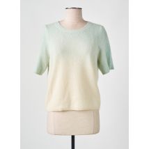 MAJESTIC FILATURES - Pull bleu en laine - Femme - Taille 38 - Modz