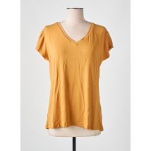 GENESIS - T-shirt jaune en viscose - Femme - Taille 36 - Modz