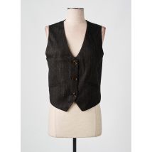 SESSUN - Gilet sans manche noir en laine - Femme - Taille 38 - Modz