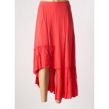 CRISTINA GAVIOLI - Jupe mi-longue rouge en viscose - Femme - Taille 44 - Modz