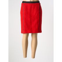 GARELLA - Jupe mi-longue rouge en laine - Femme - Taille 40 - Modz