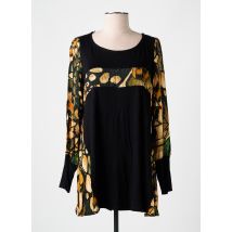 AN II VITO - Tunique manches longues noir en viscose - Femme - Taille 40 - Modz