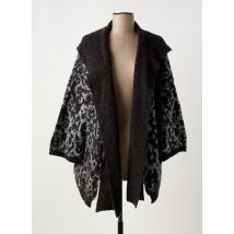 BOHEMIA - Gilet manches longues noir en laine - Femme - Taille 42 - Modz