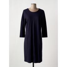 BASE LEVEL - Robe mi-longue bleu en viscose - Femme - Taille 44 - Modz