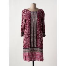 WHITE STUFF - Robe mi-longue rose en viscose - Femme - Taille 38 - Modz