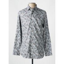 SELECTED - Chemise manches longues gris en coton - Homme - Taille S - Modz