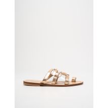 SANDALIA CYCLADES - Mules/Sabots or en cuir - Femme - Taille 38 - Modz