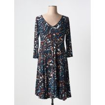 JOY'S PARIS - Robe mi-longue bleu en polyester - Femme - Taille 42 - Modz