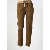 ONADO - Pantalon 7/8 marron en coton - Femme - Taille 42 - Modz