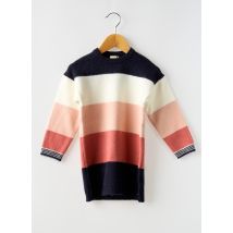 ELLE EST OU LA MER - Robe pull rose en acrylique - Fille - Taille TU - Modz