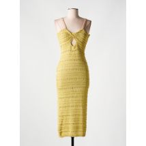 PHO FIRENZE - Robe longue jaune en viscose - Femme - Taille 36 - Modz