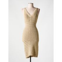 PHO FIRENZE - Robe mi-longue or en viscose - Femme - Taille 40 - Modz