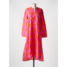 ZEN ETHIC - Robe mi-longue rose en viscose - Femme - Taille 38 - Modz