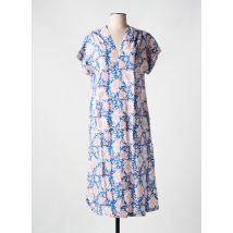 ZEN ETHIC - Robe mi-longue bleu en coton - Femme - Taille 36 - Modz
