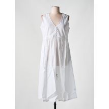 ZEN ETHIC - Robe mi-longue blanc en coton - Femme - Taille 38 - Modz