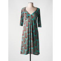 JUSTMINE - Robe mi-longue vert en polyester - Femme - Taille 36 - Modz