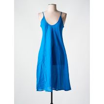 ZEN ETHIC - Jupon /Fond de robe bleu en coton - Femme - Taille 36 - Modz