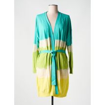 ALDO MARTIN'S - Gilet manches longues vert en bambou - Femme - Taille 42 - Modz