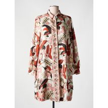 MALIPARMI - Robe courte orange en polyester - Femme - Taille 42 - Modz