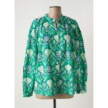 ZEN ETHIC - Chemisier vert en coton - Femme - Taille 42 - Modz