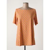 MALIPARMI - Tunique manches courtes orange en polyamide - Femme - Taille 44 - Modz