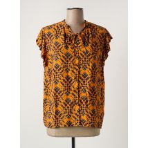 JUSTMINE - Chemisier orange en viscose - Femme - Taille 38 - Modz