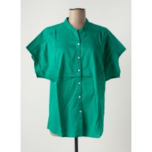 ZEN ETHIC - Chemisier vert en coton - Femme - Taille 40 - Modz