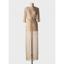 GENIUS - Gilet manches longues marron en polyamide - Femme - Taille 36 - Modz