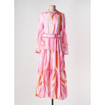 MC2 SAINT BARTH - Robe longue rose en lin - Femme - Taille 40 - Modz