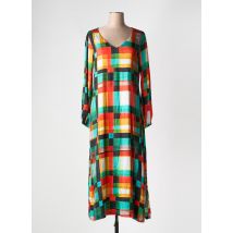 ALDO MARTIN'S - Robe mi-longue orange en viscose - Femme - Taille 42 - Modz