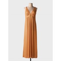 JUSTMINE - Robe longue orange en viscose - Femme - Taille 40 - Modz