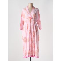 ZEN ETHIC - Robe mi-longue rose en coton - Femme - Taille 42 - Modz