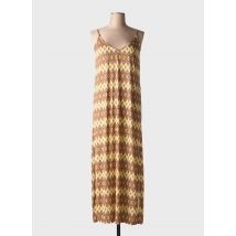 GENIUS - Robe de plage marron en viscose - Femme - Taille 40 - Modz