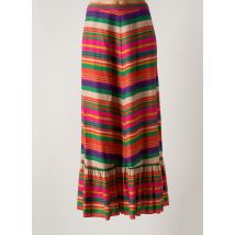 MALIPARMI - Jupe longue rouge en coton - Femme - Taille 38 - Modz