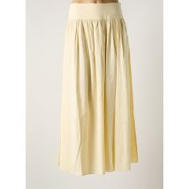 NICE THINGS - Jupe mi-longue beige en coton - Femme - Taille 44 - Modz