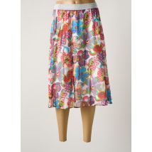 0039 ITALY - Jupe mi-longue bleu en coton - Femme - Taille 36 - Modz