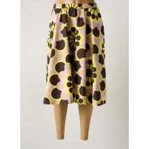 NIU - Jupe mi-longue jaune en coton - Femme - Taille 38 - Modz