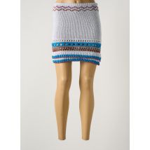 PHO FIRENZE - Jupe courte gris en viscose - Femme - Taille 34 - Modz