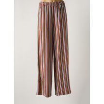NIU - Pantalon droit marron en coton - Femme - Taille 36 - Modz