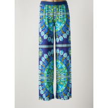MALIPARMI - Pantalon droit bleu en polyamide - Femme - Taille 38 - Modz