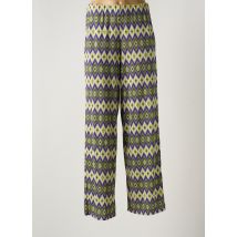 GENIUS - Pantalon droit bleu en polyamide - Femme - Taille 38 - Modz