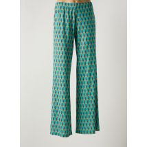 JUSTMINE - Pantalon droit bleu en polyester - Femme - Taille 40 - Modz