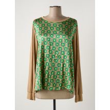 NIU - T-shirt vert en soie - Femme - Taille 40 - Modz